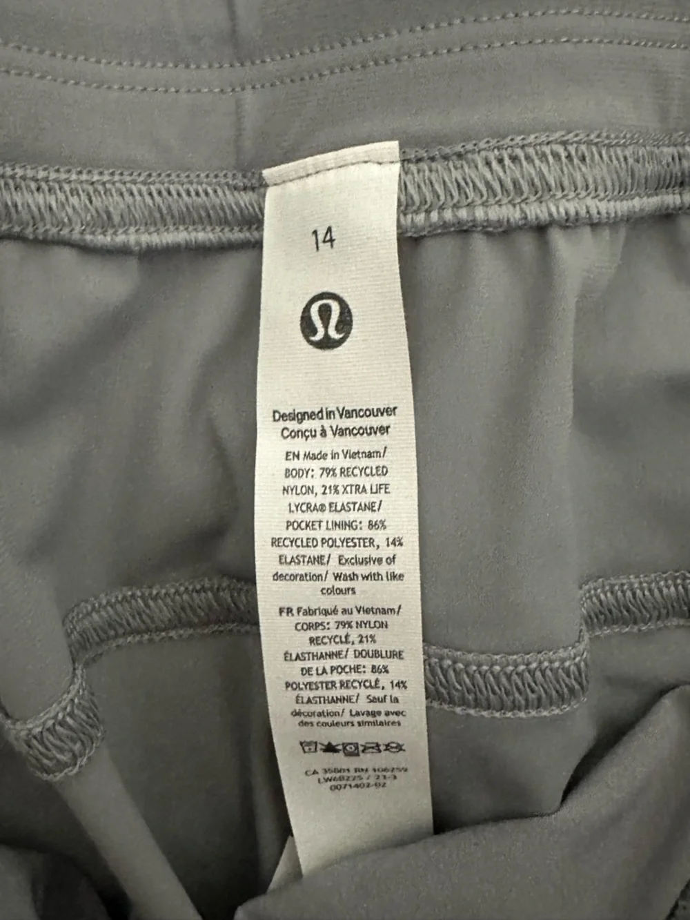 Lululemon Adapted State High-Rise Jogger Crop Pant in Rhino Grey Size 14 NWT - Picture 6 of 9